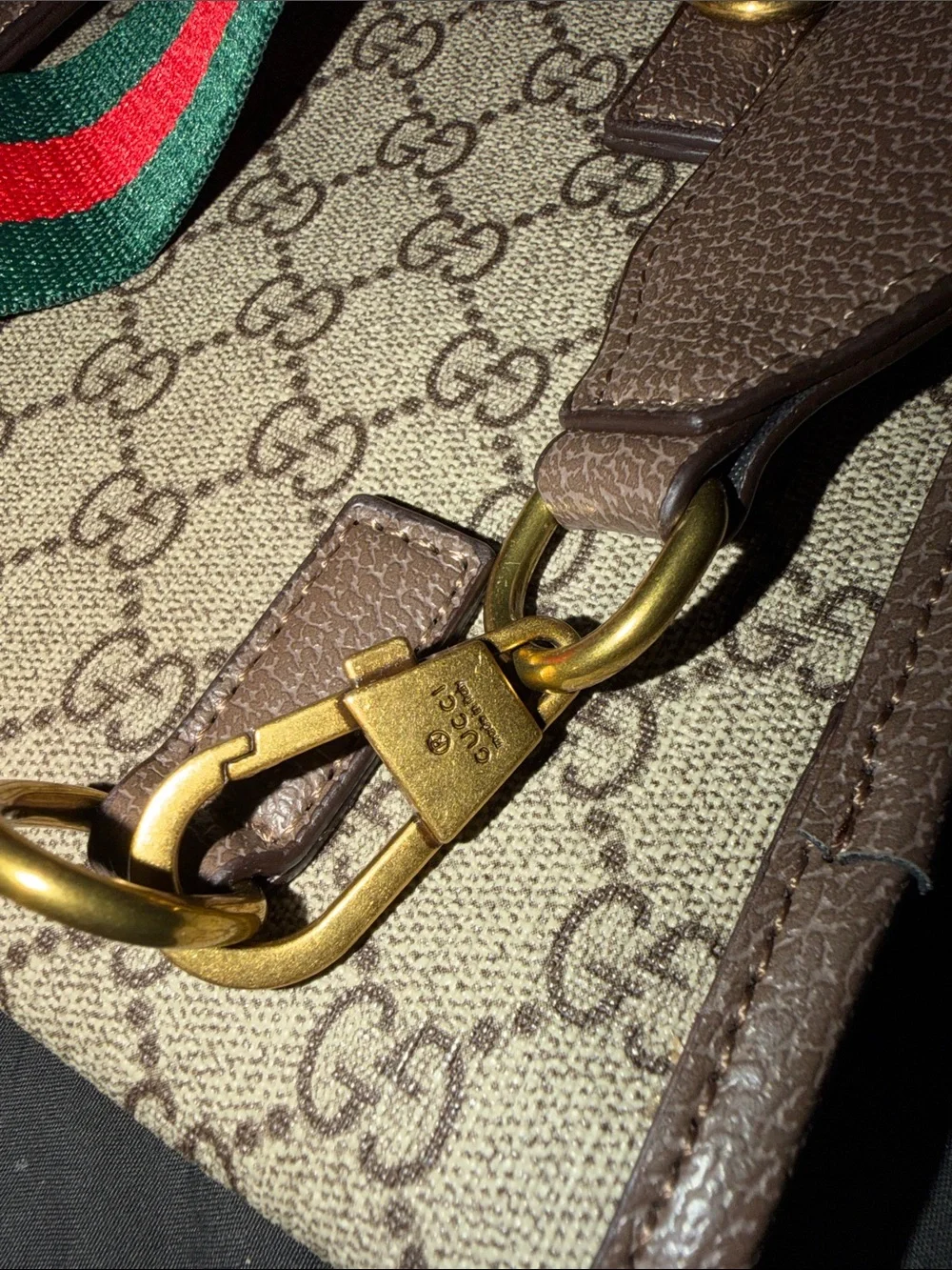 Gucci GG Supreme Neo Vintage brown and beige monogram bag